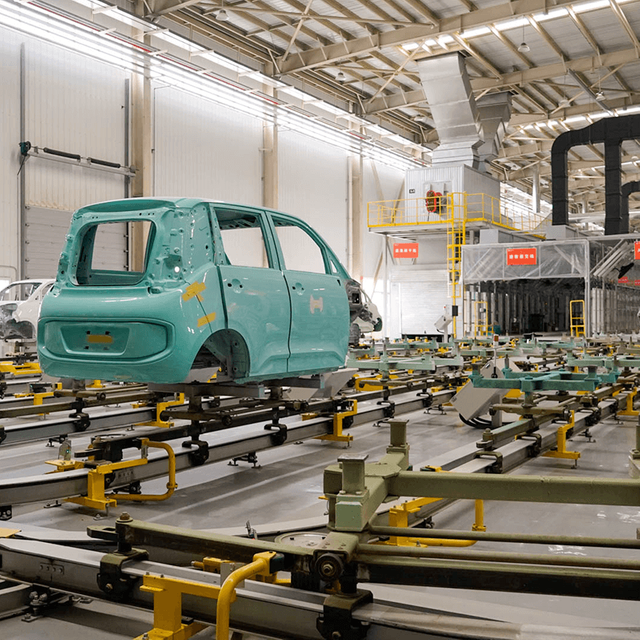 Ligne de peinture automobile