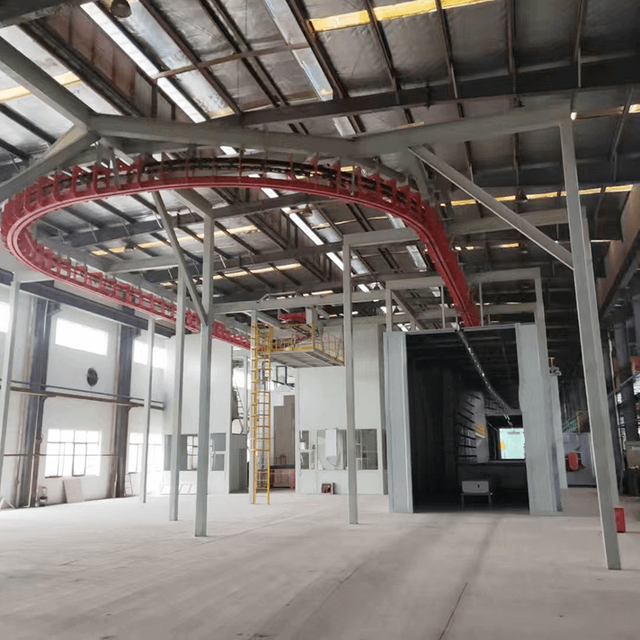 Ligne de revêtement aérienne robuste