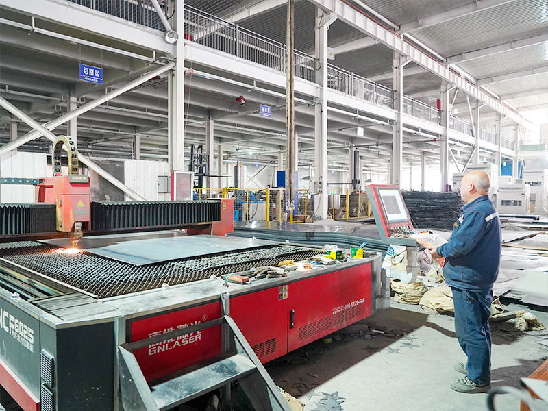 Zone d’assemblage et de test de la ligne de revêtement