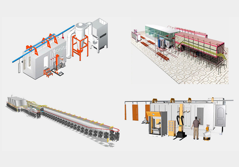 Équipement de revêtement en poudre